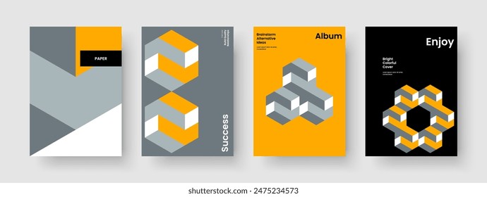 Geometric Banner Layout. Modern Report Template. Abstract Brochure Design. Flyer. Background. Business Presentation. Poster. Book Cover. Leaflet. Handbill. Magazine. Brand Identity. Advertising
