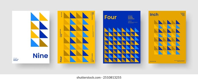 Geometric Banner Template. Abstract Book Cover Layout. Creative Flyer Design. Business Presentation. Brochure. Background. Poster. Report. Notebook. Catalog. Portfolio. Magazine. Pamphlet