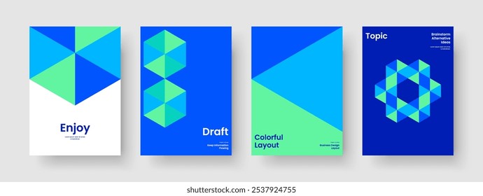 Plantilla de Anuncio geométrica. Diseño de fondo creativo. Diseño de póster aislado. Folleto. Presentación de Negocios. Informe. Volante. Portada de libro. Manual. Identidad de marca. Cuaderno. Panfleto. Cartera
