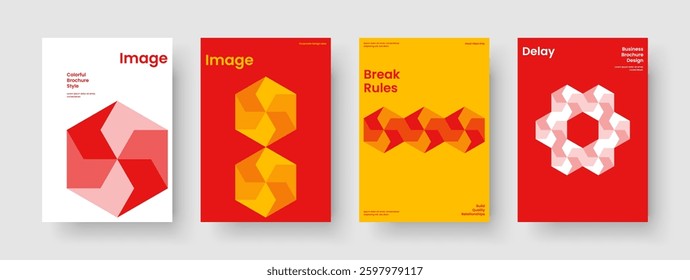 Geometric Banner Template. Creative Brochure Layout. Isolated Business Presentation Design. Book Cover. Report. Flyer. Poster. Background. Leaflet. Newsletter. Pamphlet. Catalog. Brand Identity