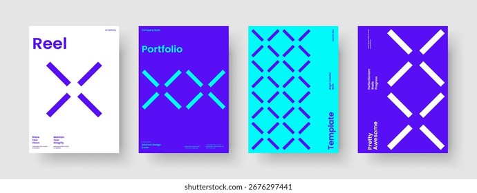 Modelo de Banner Geométrico. Design criativo do pôster. Layout Moderno de Apresentação de Negócios. Histórico. Brochura. Capa de Livro. Relatório. Panfleto. Catálogo. Identidade da marca. Folheto informativo. Publicidade. Panfleto