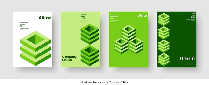 Plantilla de Anuncio geométrica. Diseño de folleto aislado. Diseño moderno de presentación de negocios. Portada de libro. Cartel. Volante. Informe. Antecedentes. Manual. Boletín informativo. Cuaderno. Identidad de marca. Diario