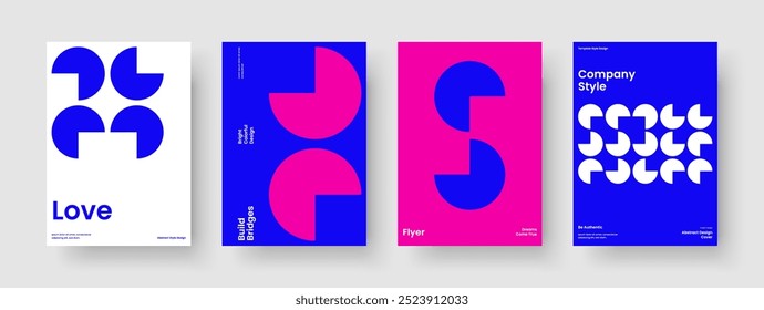 Modelo de Banner Geométrico. Design de Relatório Isolado. Layout do folheto abstrato. Apresentação de negócios. Capa de Livro. Cartaz. Brochura. Histórico. Panfleto. Folheto informativo. Boletim informativo. Carteira. Conhecimento Manual