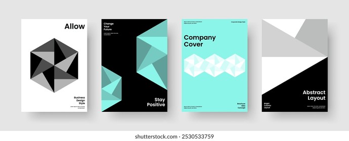 Geometric Banner Template. Modern Business Presentation Layout. Creative Report Design. Flyer. Book Cover. Poster. Background. Brochure. Advertising. Magazine. Catalog. Handbill. Journal. Notebook