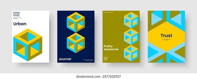 Geometric Banner Template. Modern Business Presentation Layout. Isolated Book Cover Design. Brochure. Poster. Background. Flyer. Report. Newsletter. Pamphlet. Brand Identity. Notebook. Handbill
