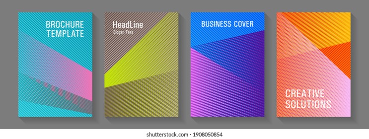 Geometric banner vector backgrounds. Advanced technological concept. Elegant commercial covers geometry set. Digital stylish outlet backdrops. Triangle element layers modern patterns.