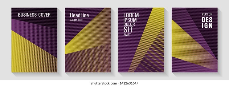 Geometric banner vector backgrounds. Magic notebook frameworks. Future dynamic covers geometry set. Vibrant gradient book backdrops. Party invitation flyer cool backgrounds.