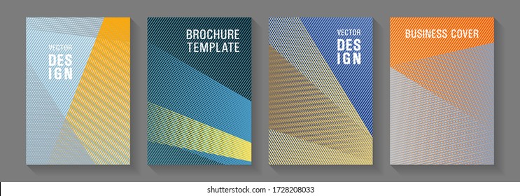 Fondos vectoriales de banner geométrico. Juego de diseño de portapapeles de diseño. Folletos de marca corporativa. Resumen del concepto de catálogos de negocios. Trayectoria de invitaciones de fiesta de fondo fresco.