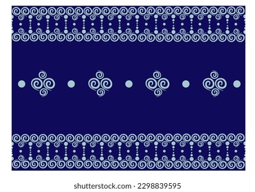 motivos de batik geométrico con un fondo nebuloso