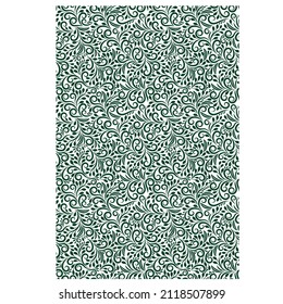 geometric batik pattern in floral lace style. Ethnic ornament. Vector illustration. For modern interior design, fashion textile prints, wallpaper, decoration panels