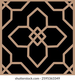 geometric batik pattern forming a square