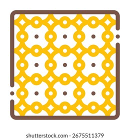 Geometric batik pattern with traditional Indonesian motifs for web, app, infographic, etc