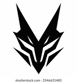 Geometric Beast Logo Sleek, Powerful, and Modern