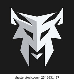 Geometric Beast Logo Sleek, Powerful, and Modern