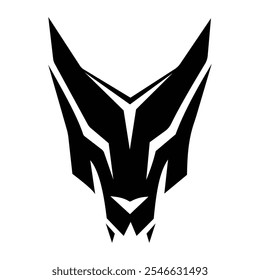 Geometric Beast Logo Sleek, Powerful, and Modern