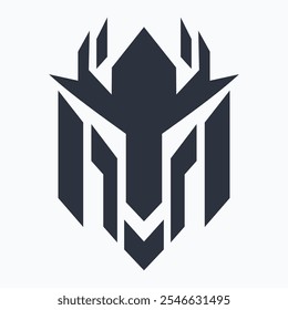 Geometric Beast Logo Sleek, Powerful, and Modern