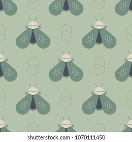 Geometric bee geometric pattern. Minimal geometric series.