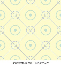 Geometric beige seamless pattern with green and blue design. Background for wallpapers, textile and fabrics