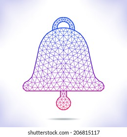 Geometric bell. Unusual geometric interpretation.