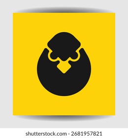 Geometric Bird and Egg Shape and Puzzle