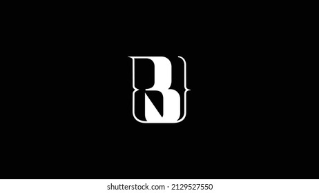 Geometric BJ Letter Logo Design Template Vector