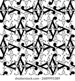 Geométrico negro gris y logo patrón textura de fondo y diseño de impresión de arte