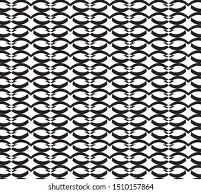 Geometric black pattern on white background 
