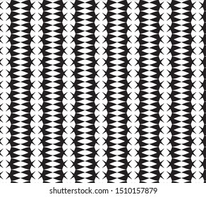 Geometric black pattern on white background 