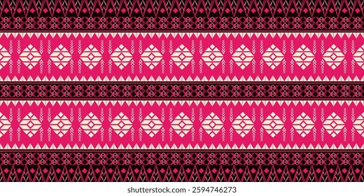 Geometric black and pink colors pattern and background. Vector illustration digital file download for print, printable, wallpaper, background, decoration, textile and many projects.