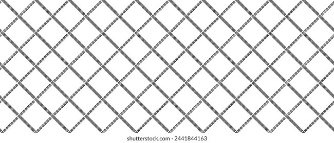 Geometric black small dash seamless pattern on transparent background. Minimal fashion print with simple texture. Scandinavian trendy scattered line repeat style for fabric. Diagonal modern wallpaper