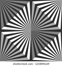 Vector Seamless Pattern Black White Striped Stock Vector (Royalty Free ...