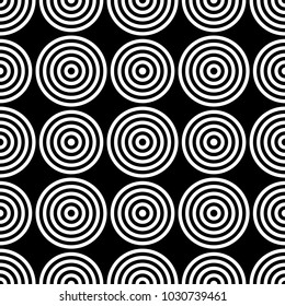 Geometric black and white abstract seamless pattern. Background for wallpapers, textile