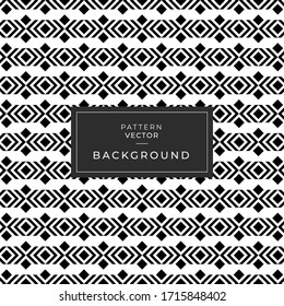 geometric black and white diamond seamless pattern
