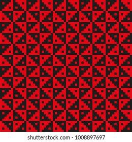 geometric black and white pattern