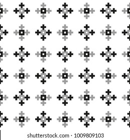 geometric black and white pattern