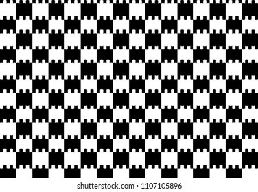 geometric black and white pattern