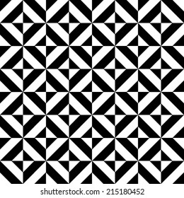 geometric black and white pattern 