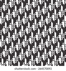 Geometric Black and White Pattern