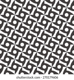 Geometric Black and White Pattern