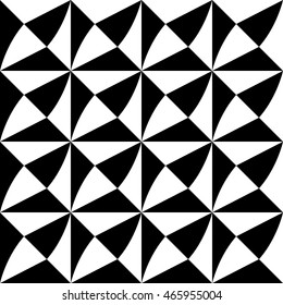 geometric black and white pattern 