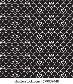 geometric black and white pattern