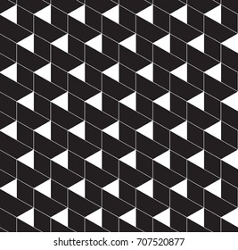 geometric black and white pattern