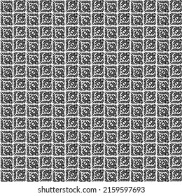 Geometric black and white pattern on background design