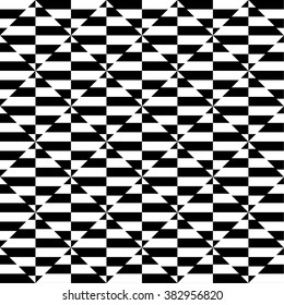 Geometric black and white pattern. Repeatable.