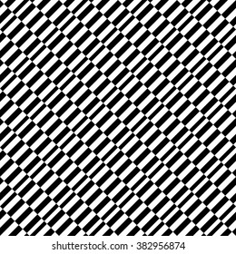 Geometric black and white pattern. Repeatable.