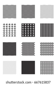 Geometric Black and White Patterns