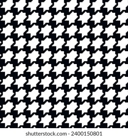 Patrón geométrico sin soldadura de blanco y negro con ornamento de piojo. Diseño repetitivo gráfico monocromo. Moderno y minimalista fondo cuadrado. Motivo de control vectorial para tela, textil.