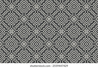 Geometric black and white stripes design pattern