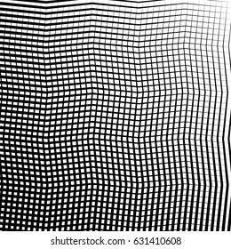 Geometric black and white texture. Mesh, grid pattern of lines