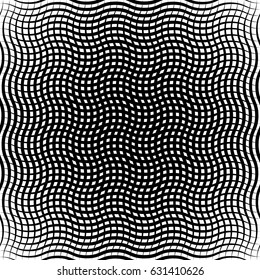 Geometric black and white texture. Mesh, grid pattern of lines